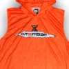 Neon Orange Sleeveless Hoodie